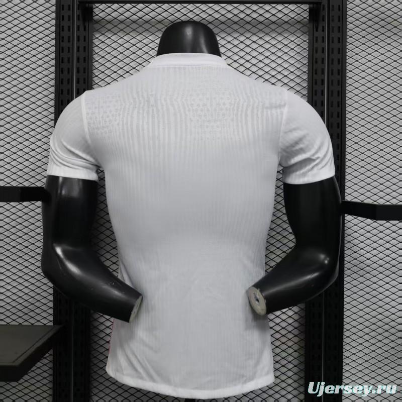 Player Version 2026 Brazil Special Edition White with Christ the Redeemer Pink Pattern Jersey