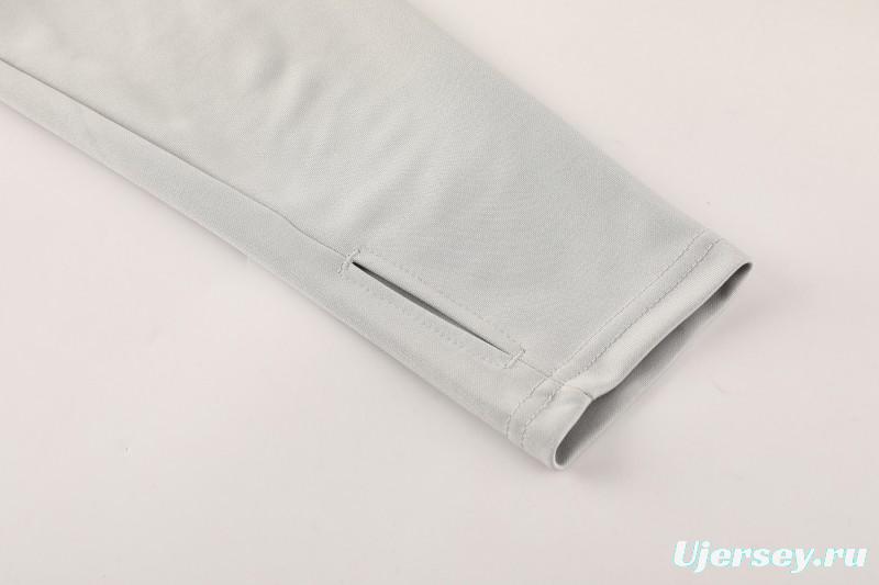 25/26  Adidas Red/White Full zipper Jacket Tracksuit+ long pants