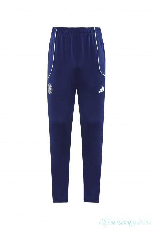 25/26 Ajax Amsterdam Navy Blue Full zipper Jacket Tracksuit+ long pants