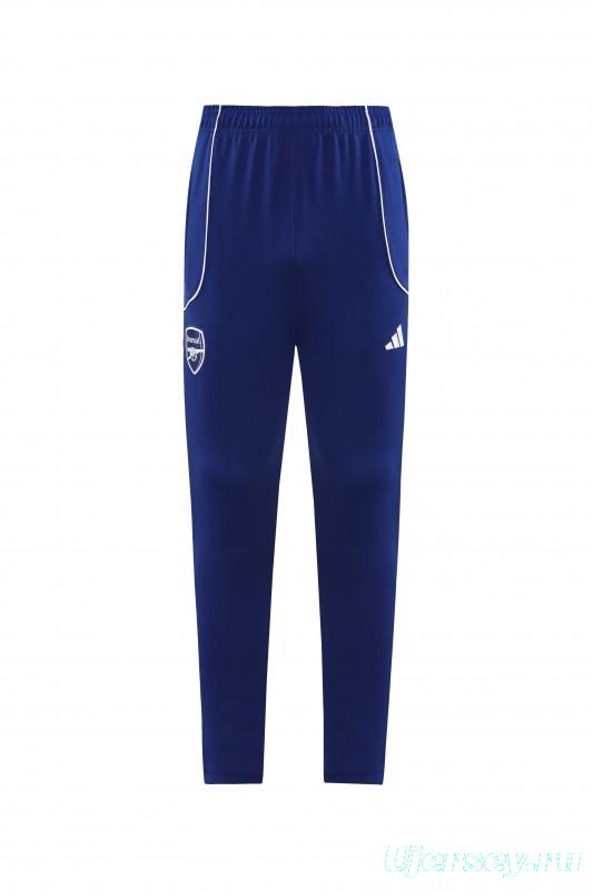 25/26 Arsenal FC Royal Blue Full zipper Jacket Tracksuit+ long pants
