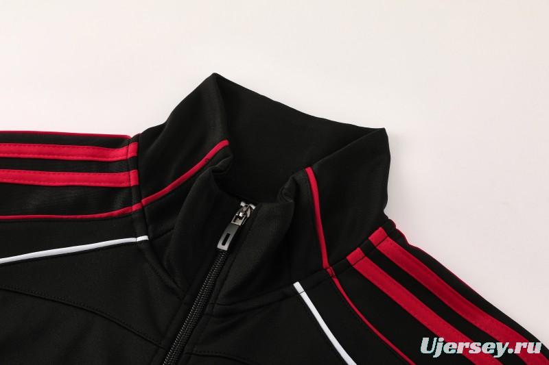 25/26 Liverpool FC Black  Full zipper Jacket Tracksuit+ long pants