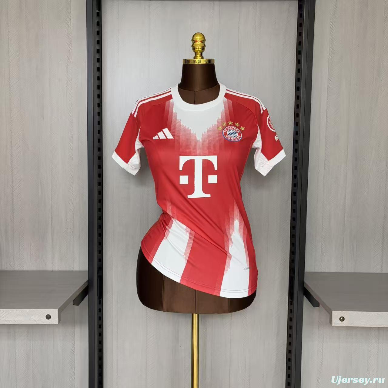 25/26 Women Bayern Munich Home Jersey