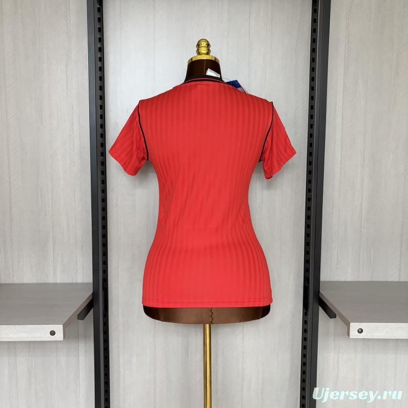 25/26 Women Flamenco Retro Red Jersey