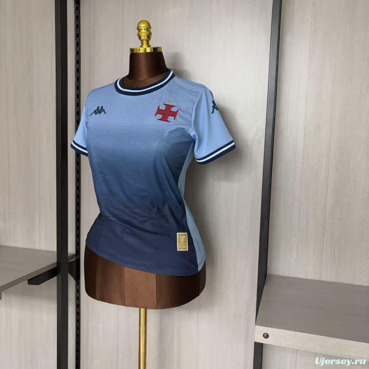 25/26 Women Vasco Da Gama Goalkeeper Blue Jersey