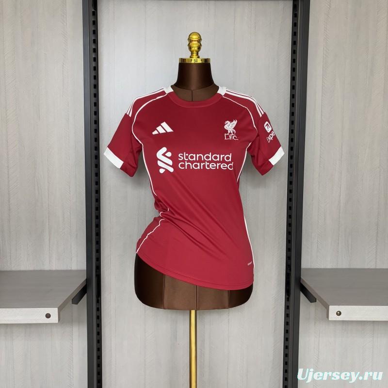 25/26 Women Liverpool Home Jersey