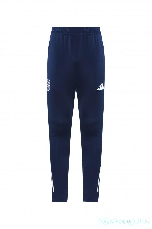 25/26 Arsenal  Navy Blue  Full zipper Jacket Tracksuit+ long pants