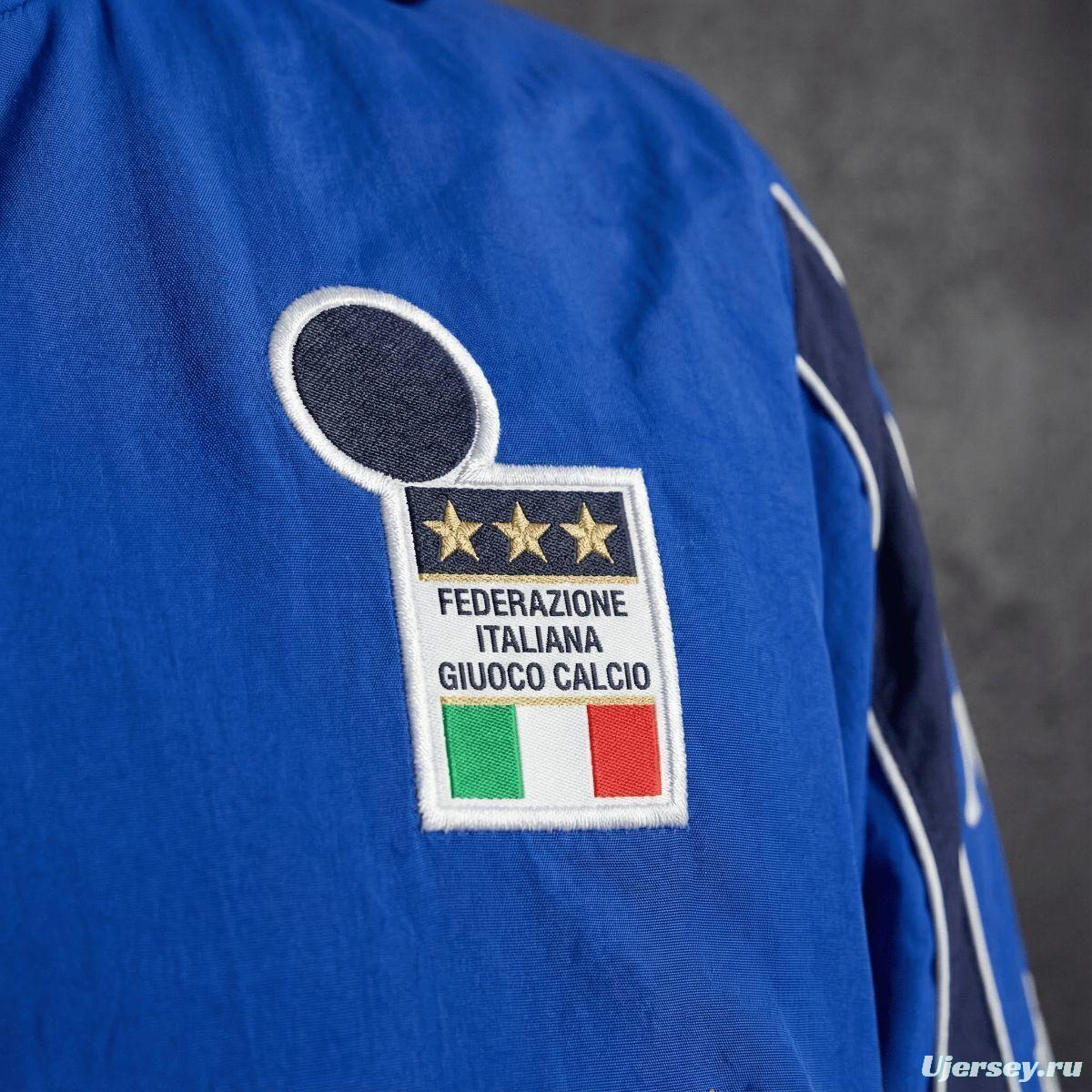 1998 Vintage Style Italy Blue Jacket Windbreaker