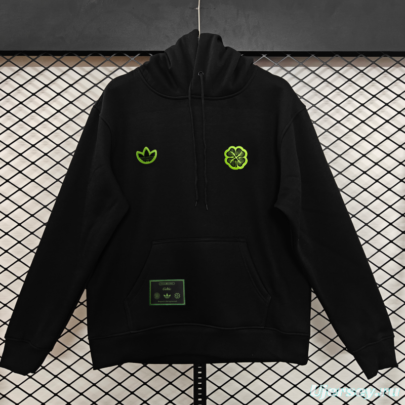 25/26 Celtic Embroidered Logo Hoodie 9 Colors