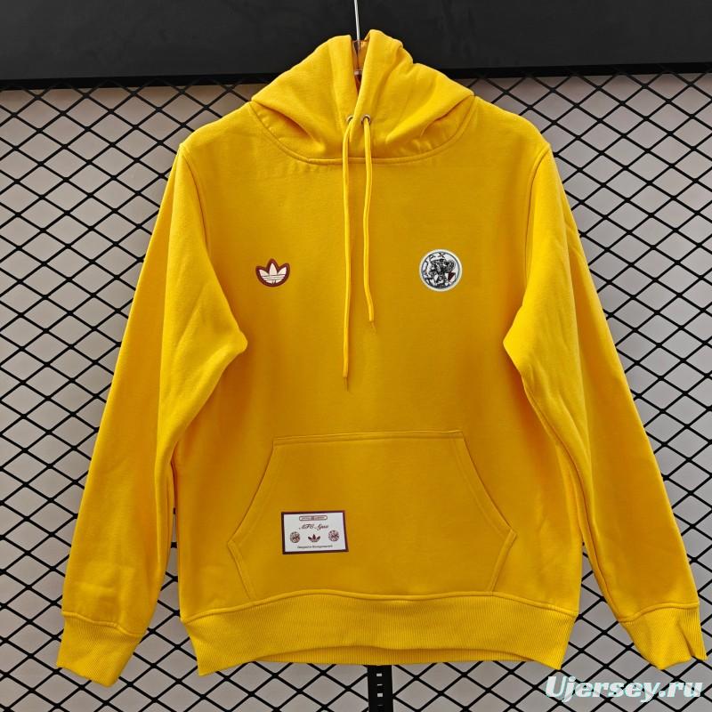 25/26 Ajax Embroidered Logo Hoodie 9 Colors