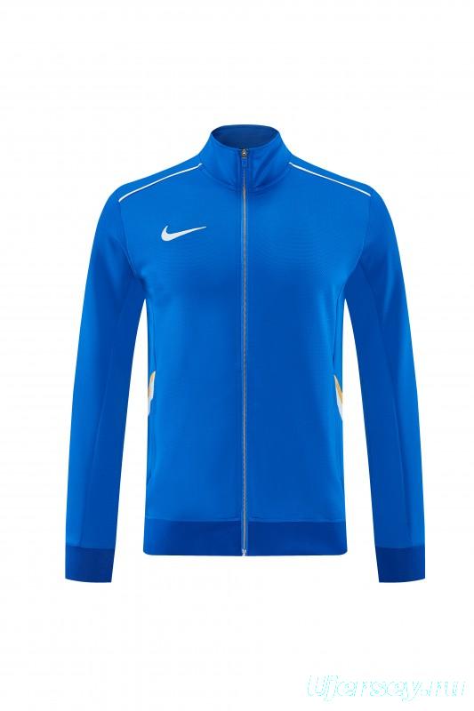 2026 NIKE Blue Full Zipper Jacket + Long Pants