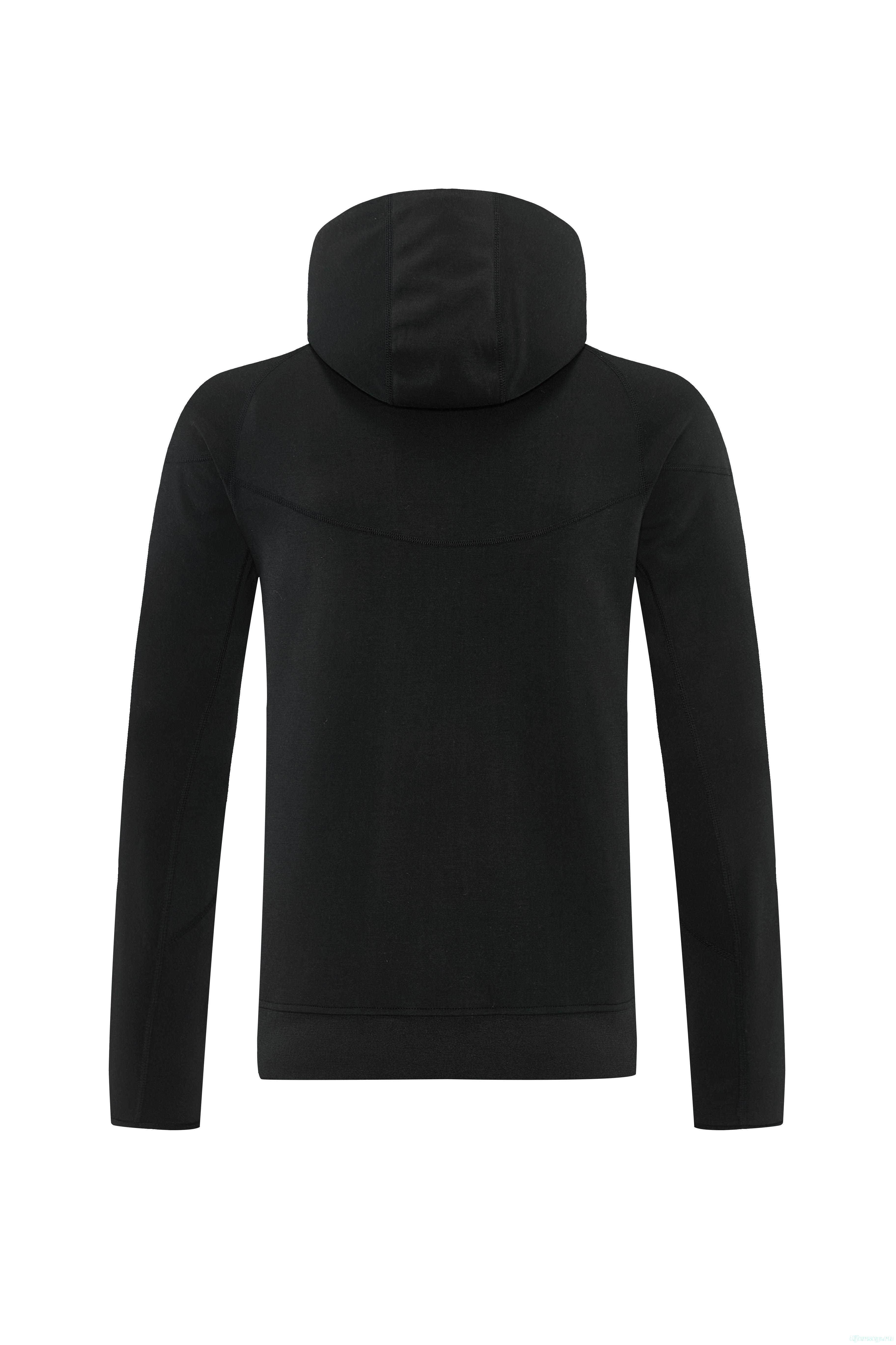 25/26 Chelsea Black Full Zipper Hoodie Windbreaker + Long Pants