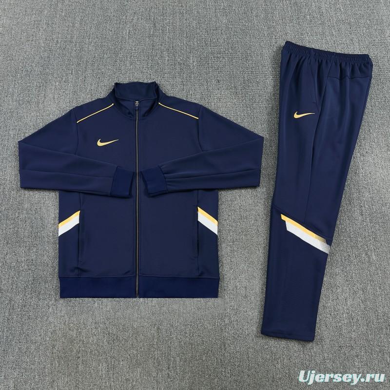 2026 NIKE Navy Full Zipper Jacket + Long Pants