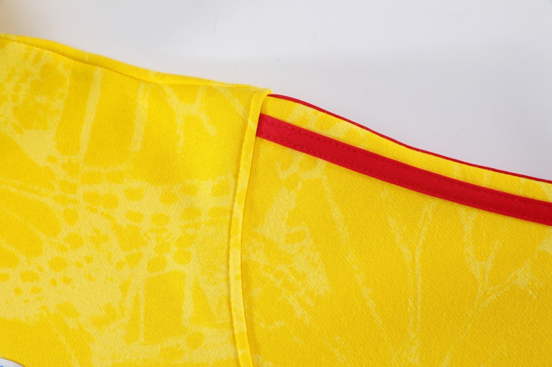 25/26 Colombia Yellow Embroidered Logo Hoodie