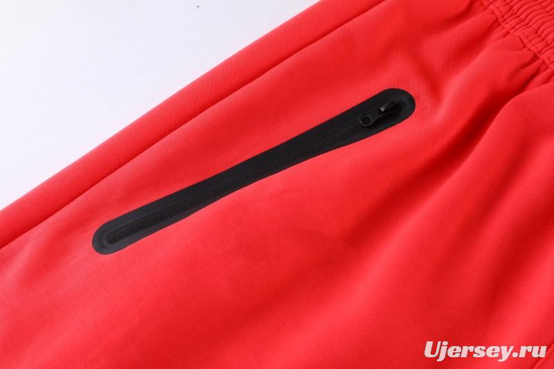 26/27 Liverpool Red Full Zipper Hooded Jacket Tracksuit + Long Pants