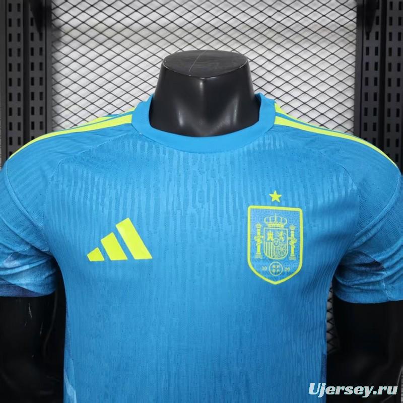 2026 Player Version Spain Away Blue Jersey