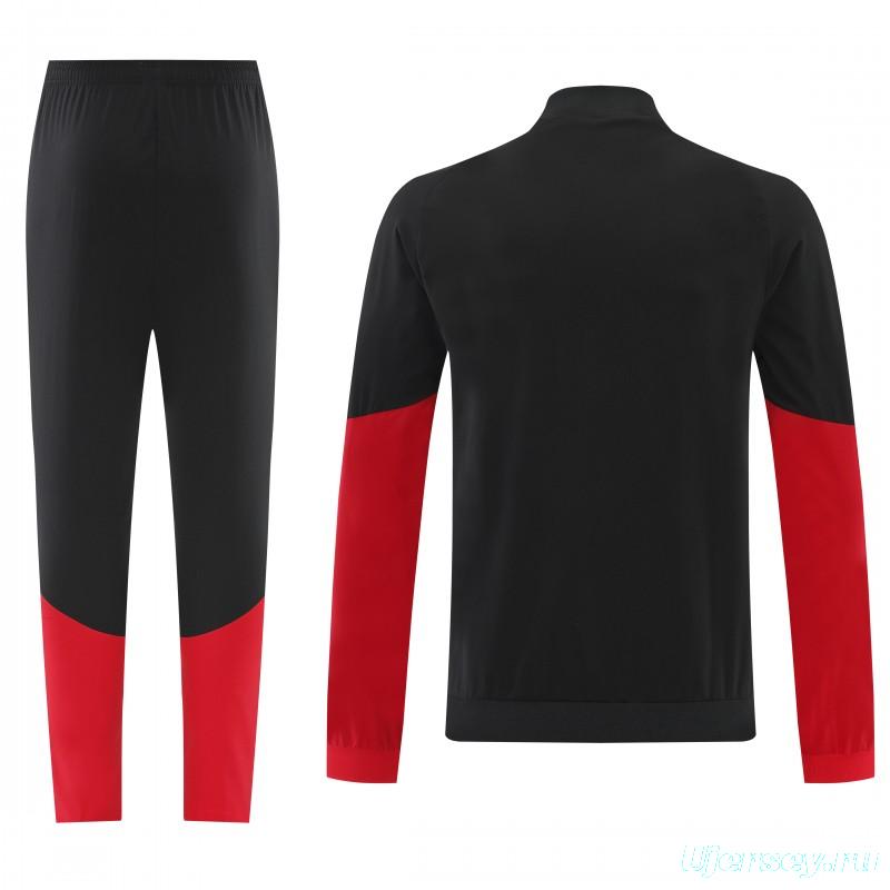 2026 Germany Black Full Windbreaker + Long Pants