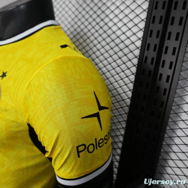 25/26 Player Version Borussia Dortmund Yellow with Black Trim Cup Jersey