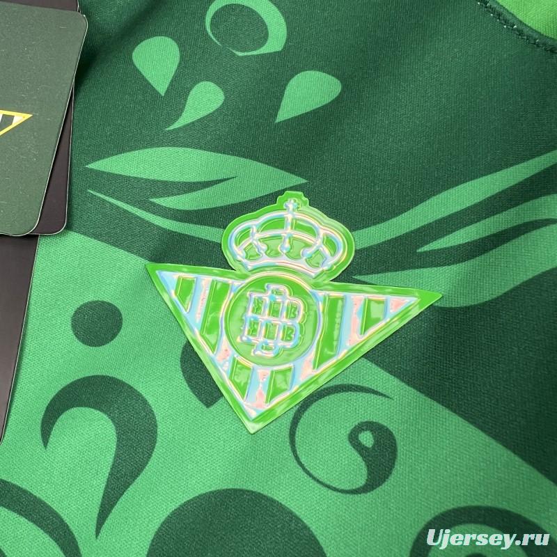 2025/26 Mens Real Betis Pre-Match Long Sleeve Jersey