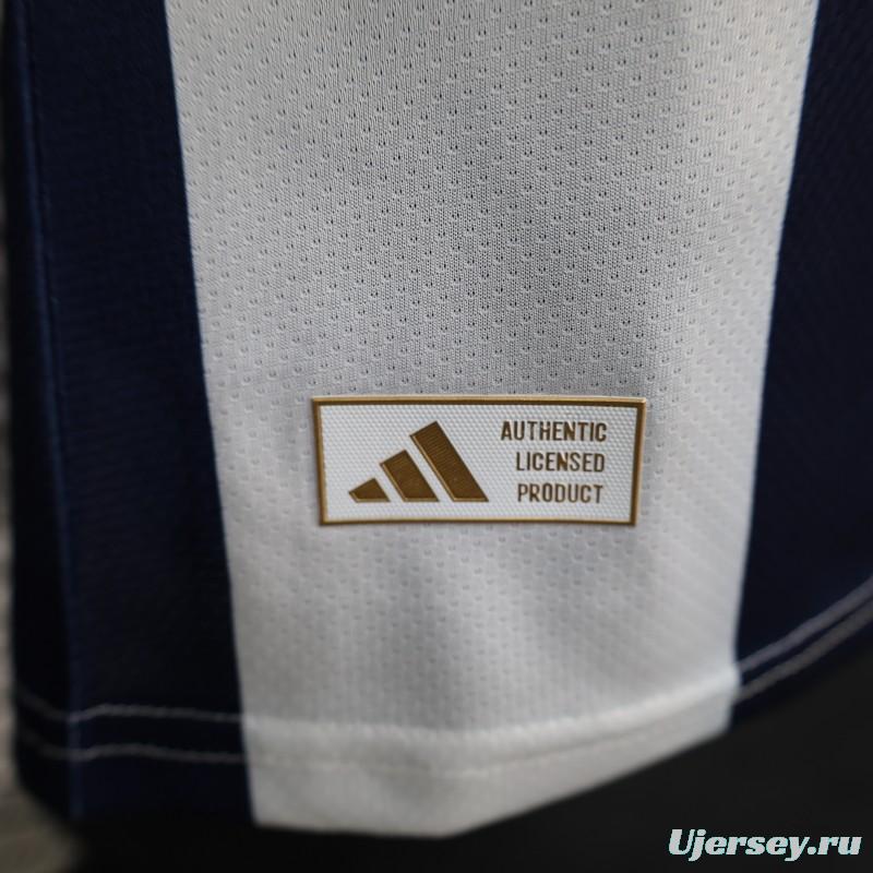 Player Version 2027 Scotland Away White/Navy Vertical Stripes Jersey