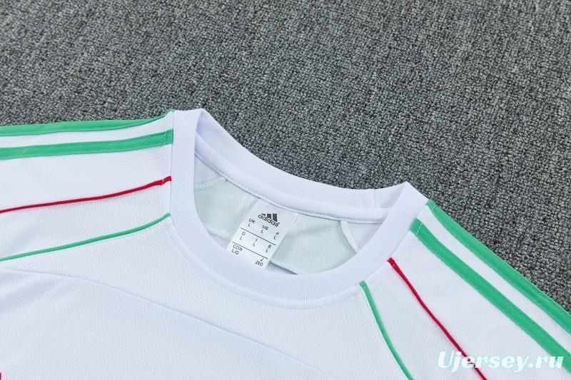 26/27 Algeria White  Short Sleeve+Soccer Shorts