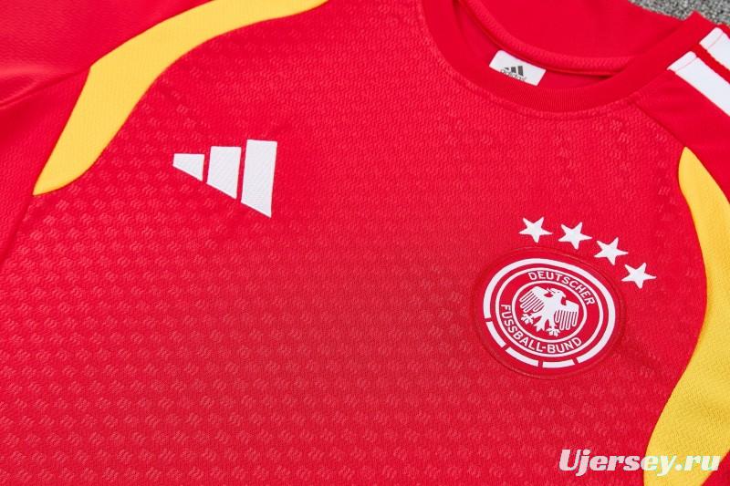 26/27  Germany Red Short Sleeve+Soccer Shorts