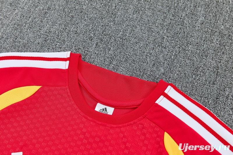 26/27  Germany Red Short Sleeve+Soccer Shorts