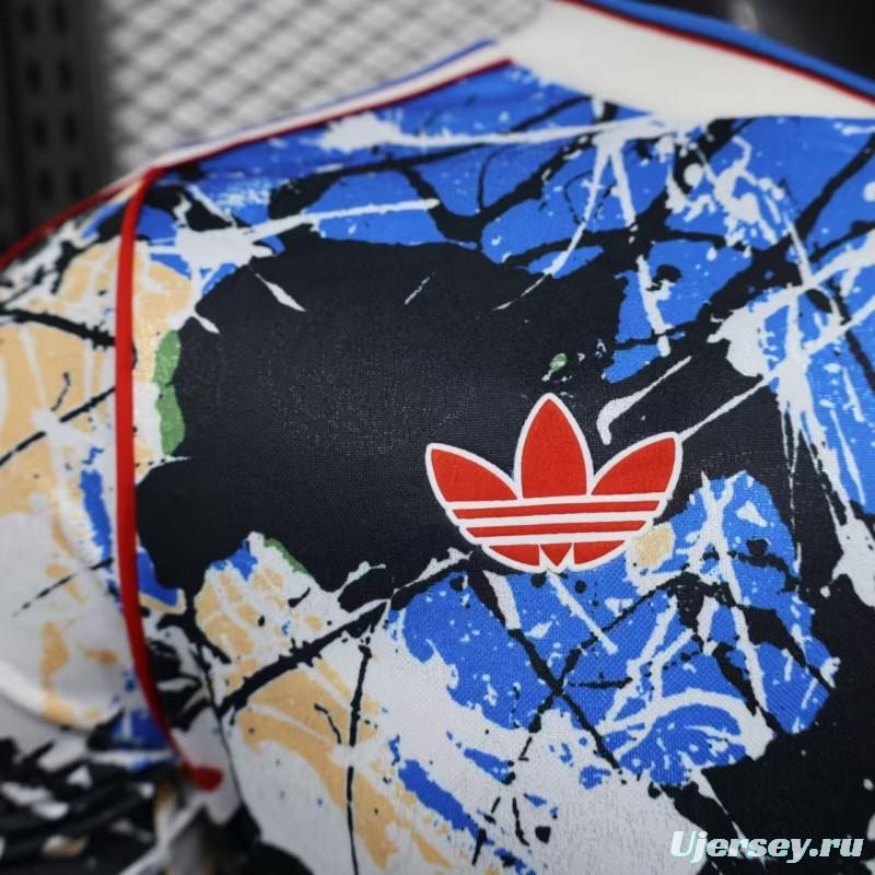 Player Version 26/27 Manchester United Multicolor Paint Splash Art Special Edition Jersey