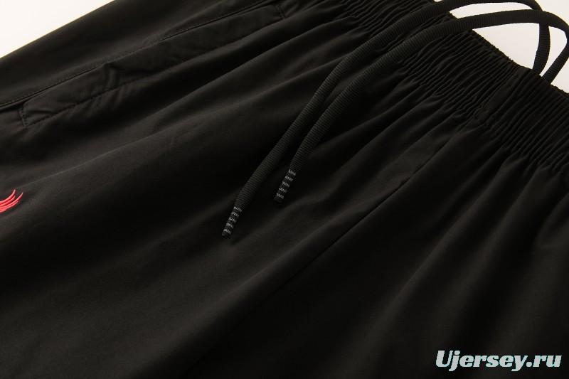 26/27 Liverpool Cream Full Zipper Hooded Jacket Tracksuit + Black Long Pants