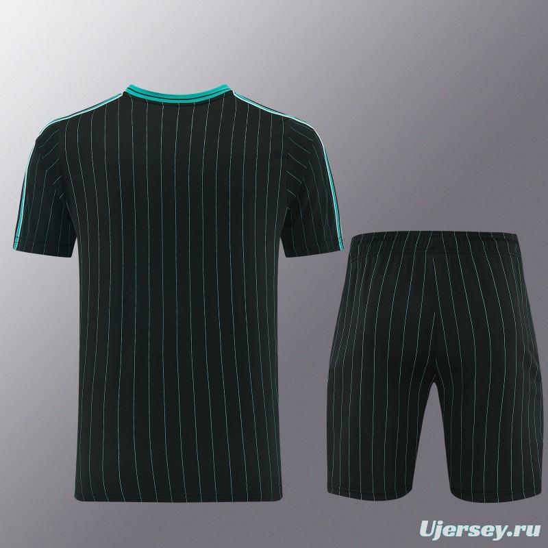 26/27  Liverpool  Black Short Sleeve+Soccer Shorts