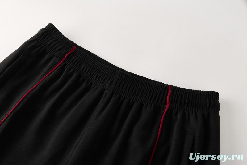 26/27 Liverpool  Black Full Zipper Hooded Jacket Tracksuit + Long Pants