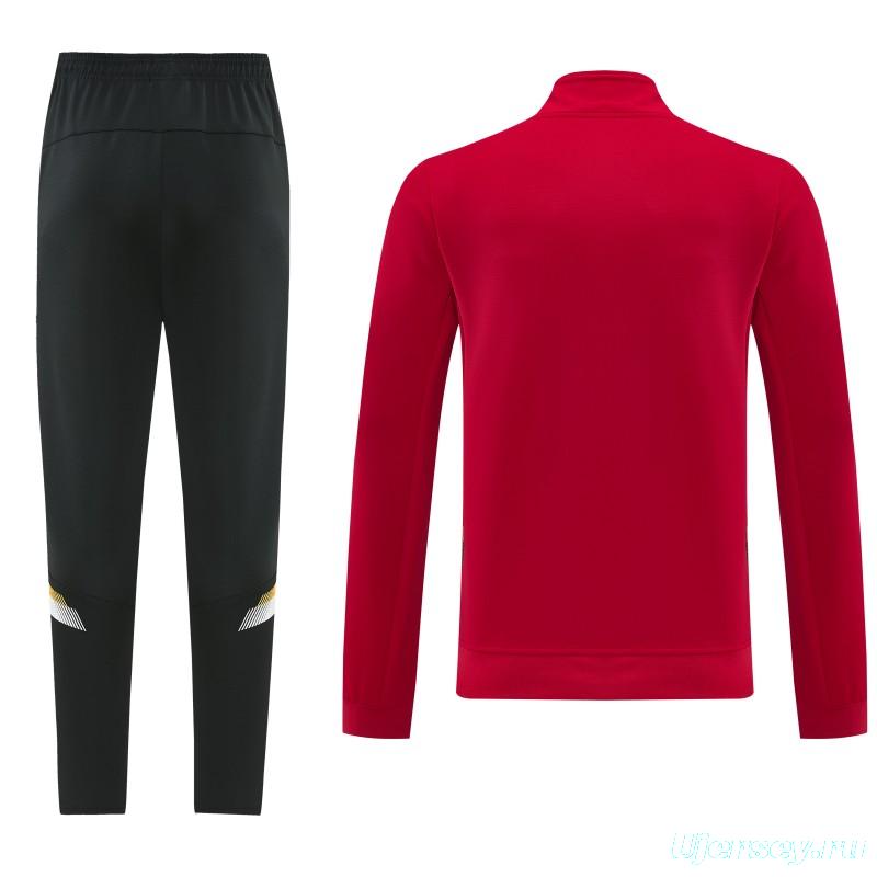 2026 Nike Red Full Zipper Jacket + Long Pants
