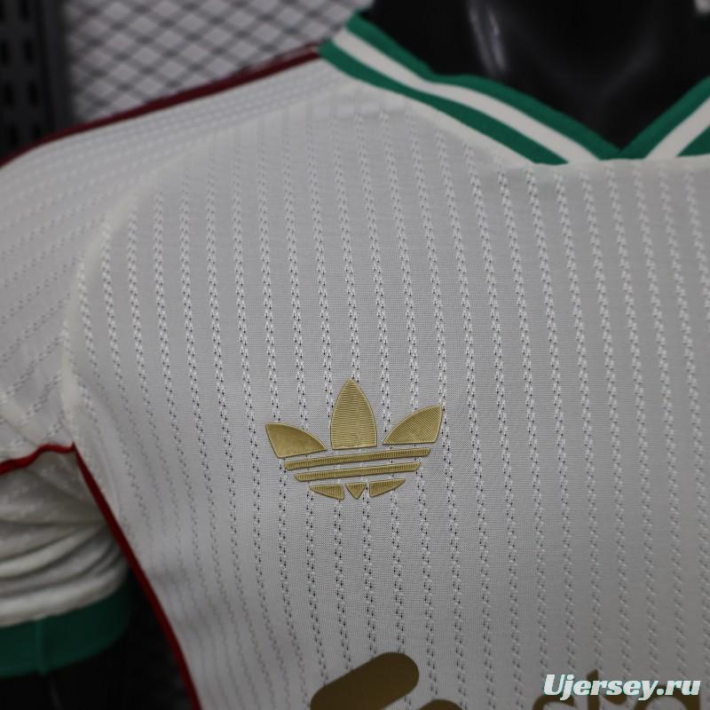 Player Version 26/27 Liverpool FC Off-White with Gold Crest  Special Edition Away Jersey