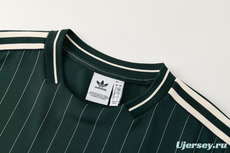 26/27 Juventus Navy Green Short Sleeve+Soccer Shorts