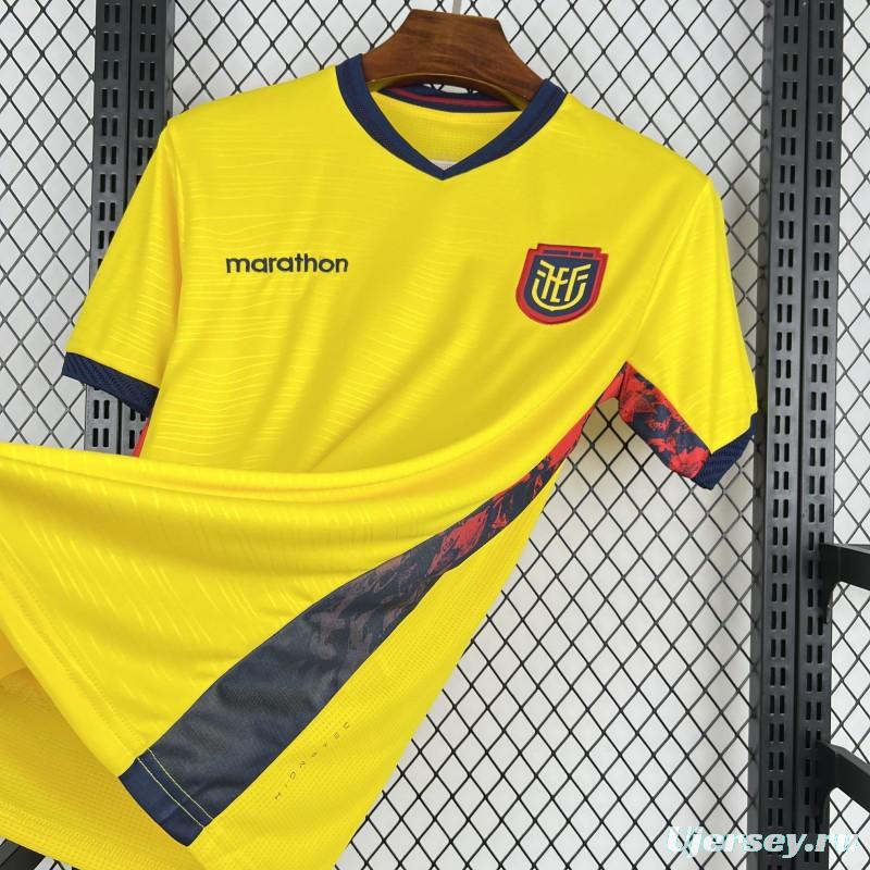 2026 Mens Ecuador World Cup Home Jersey