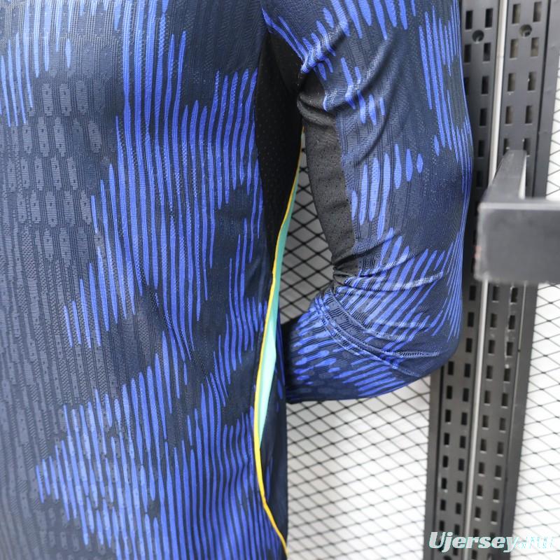 Player Version 26/27 Brazil Navy Blue Special Edition Long Sleeve Jersey