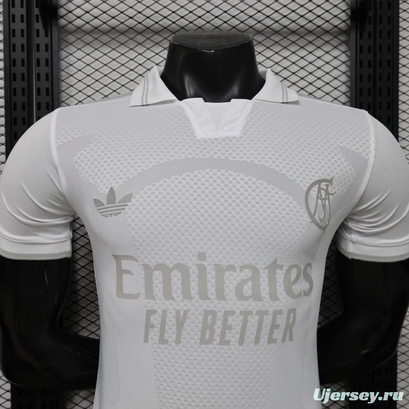 Player Version 26/27 Real Madrid All-White Tonal 125th Anniversary Jersey