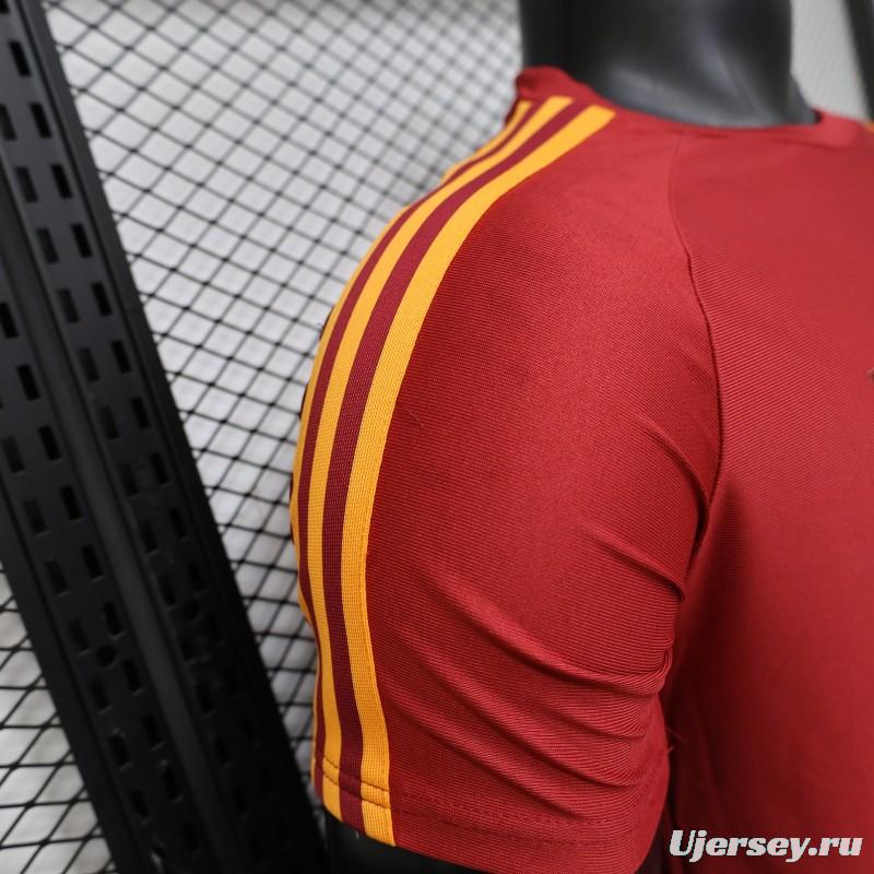 Player Version 2026 AS Roma x Adidas Originals Retro Deep Red Home Jersey