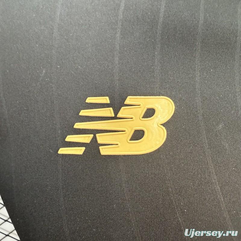 Player Version 26/27 Deportivo Toluca FC New Balance Away Black Gold Jersey