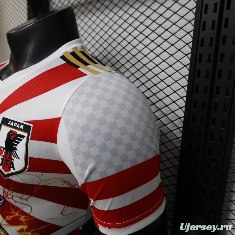Player Version 2026 Japan  White "Samurai + Rising Sun" Special Edition Jersey
