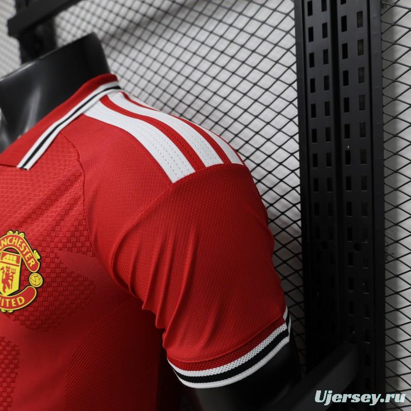 Player Version 25/26 Manchester United Red  Home Jersey