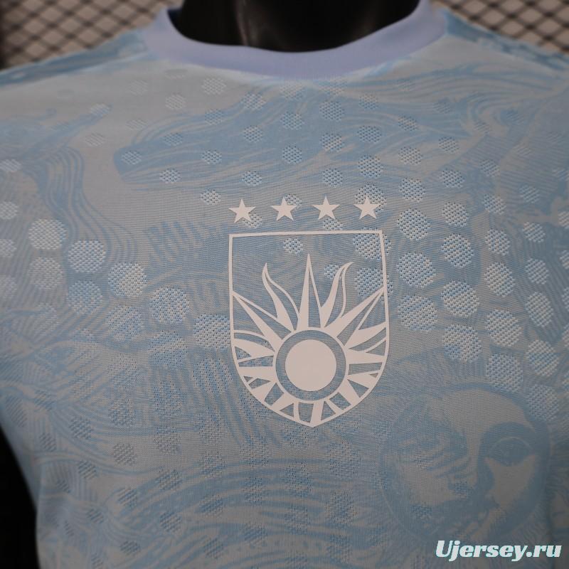 Player Version 2026 Uruguay Home  Light Blue Special Edition Jersey
