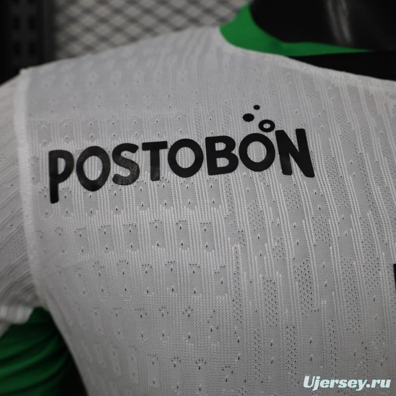 Player Version 26/27 Atlético Nacional White & Green Accent Away Jersey