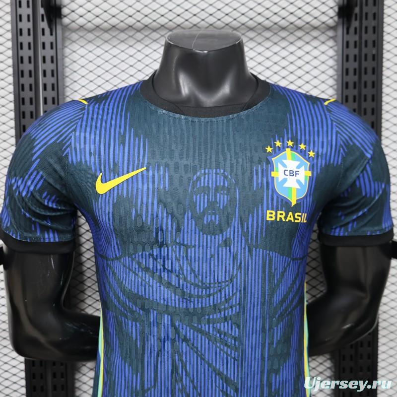 Player Version 2026 Brazil Navy Blue  Special Edition Away Jersey