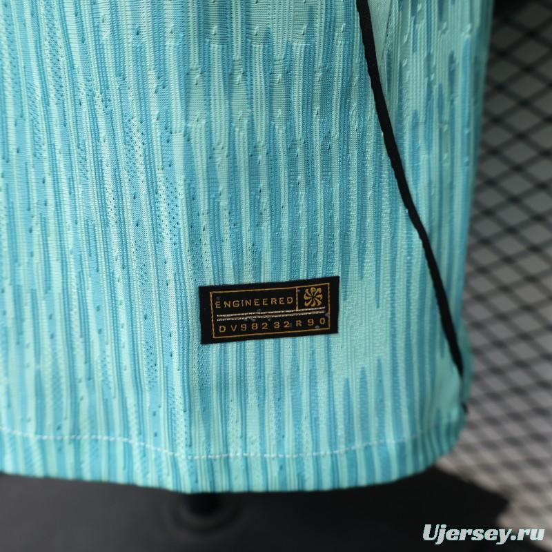 Player Version 26/27 Brazil Mint Green & Black Pattern Special Edition Jersey