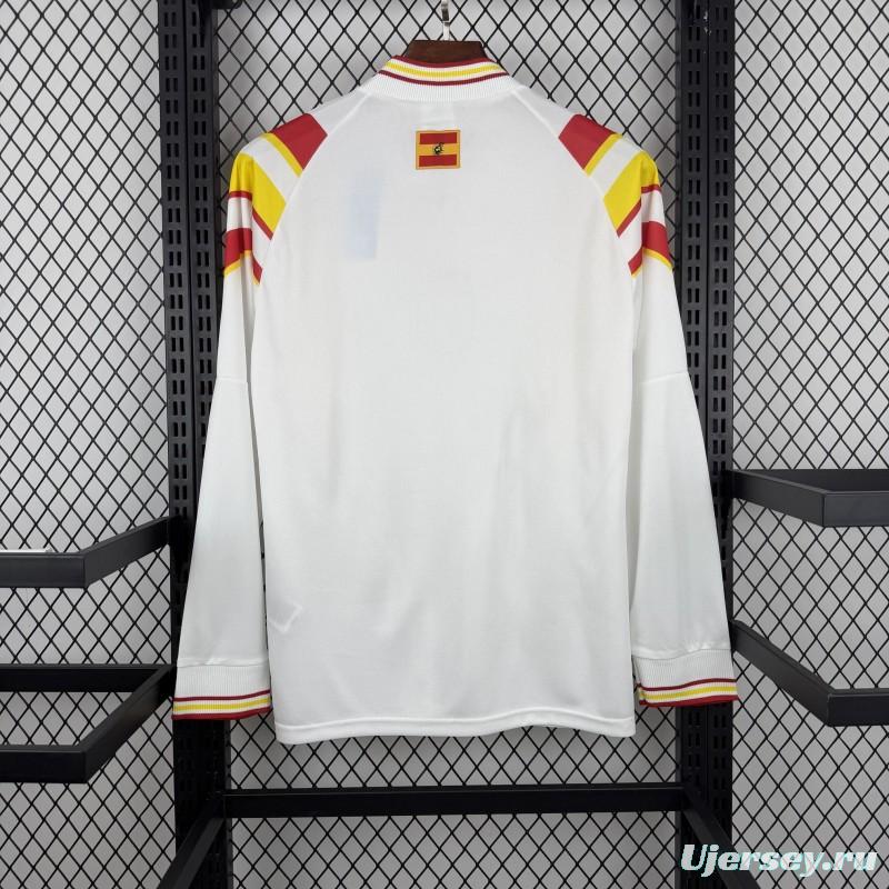 1996 Retro Spain Away Long Sleeve Jersey
