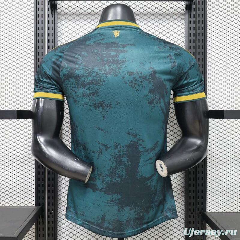 Player Version 26/27 Manchester United Teal & Gold Third Special Edition Jersey