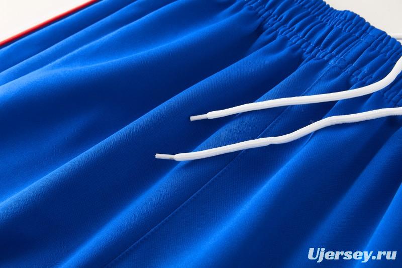 2026/27 Adidas Originals Blue Full Zipper Jacket Tracksuit + Long Pants