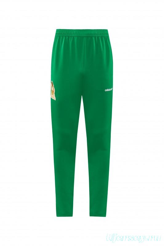 2026/27 Mexico  Green & Red Retro Full Zipper Jacket Tracksuit + Long Pants (Adidas Originals)
