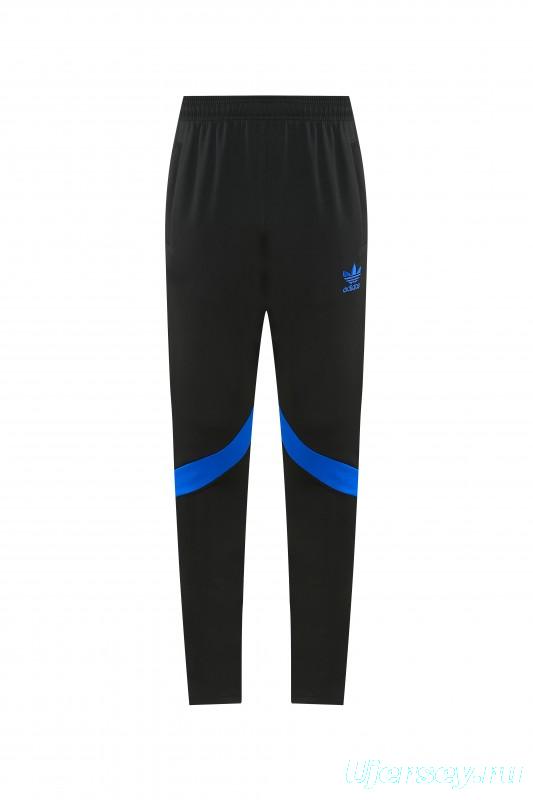 26/27 Adidas Originals Green  Full Zipper Jacket Tracksuit + Royal Blue  Long Pants