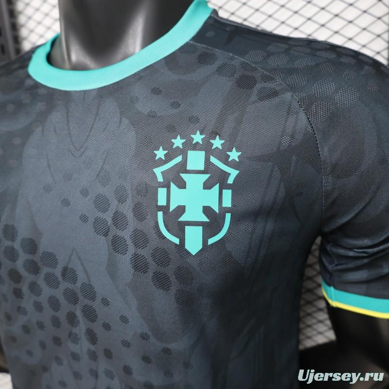 Player Version 26/27  Brazil  Charcoal Black & Mint Teal  Special Edition Jersey